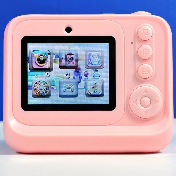 Дитяча фотокамера Polaroid Z12 з функцією друку та з фронтальною камерою Рожевий 52756-1 фото