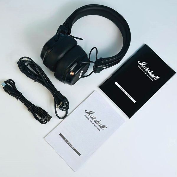 Навушники Marshall Major IV series 1:1 Black 47626 фото