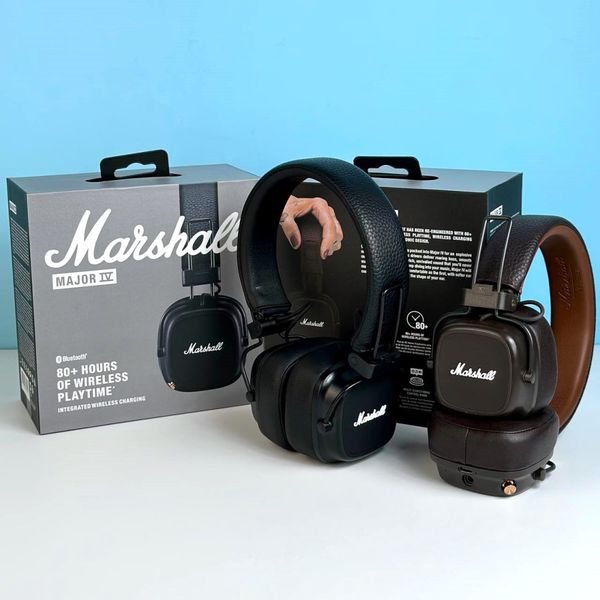 Навушники Marshall Major IV series 1:1 Black 47626 фото