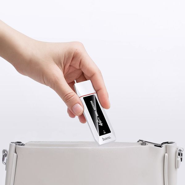 Портативний модем WiFi роутер Hoco HI43 2.4GHz, SIM card (WiFi 6), 150Mbps 66138 фото