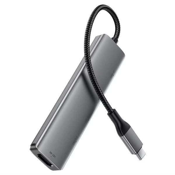 USB-C HUB AceFast J16 Type-C to Type-C+USB3.0*3+HDMI 65480 фото