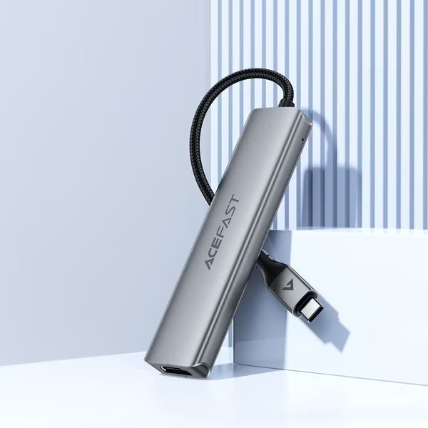 USB-C HUB AceFast J16 Type-C to Type-C+USB3.0*3+HDMI 65480 фото