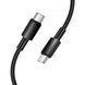 Data Cable Hoco X119 Energy Type-C to Type-C 60W 1m Черный 58680 фото 4