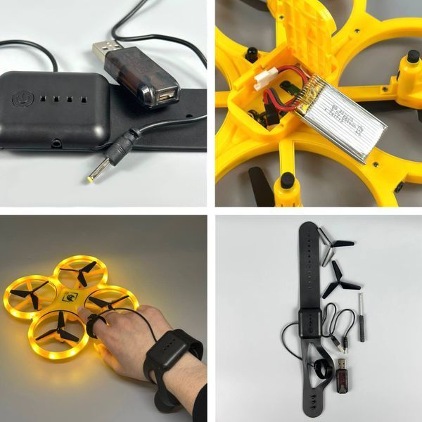 Квадрокоптер Gravity Tracker CX-49 з керуванням жестами (18см) 62450 фото
