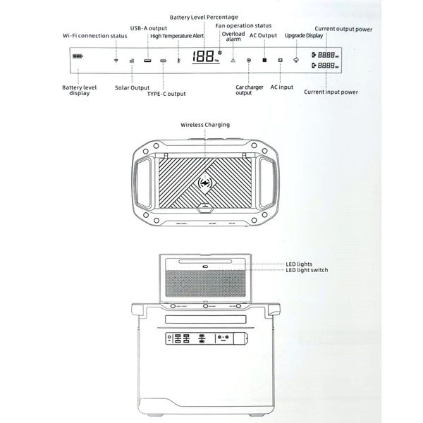 Портативна зарядна станція S25 2000W / 624000mAh / 1997Wh 45067 фото