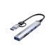 USB HUB Remax RU-U7 Aluminum alloy 5in1 (USB+Type-C to 3*USB3.0+SD+TF) 55499 фото 2