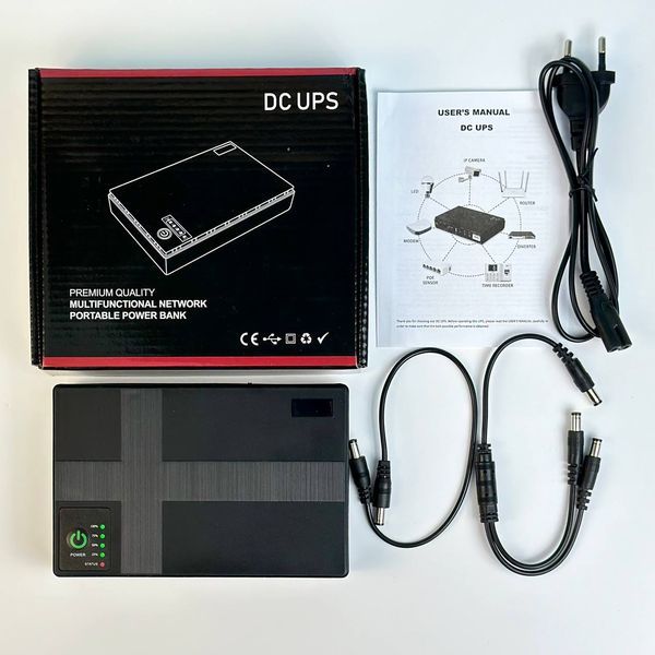 ДЖБ mini UPS DC 1018P 10400mAh, USB/ DC 9V/12V 48392 фото