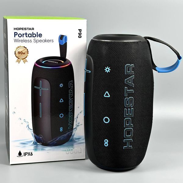 Колонка HOPESTAR P90 70W, 8800mAh (27,6*14,2*13,7 см) Чорний 62357 фото