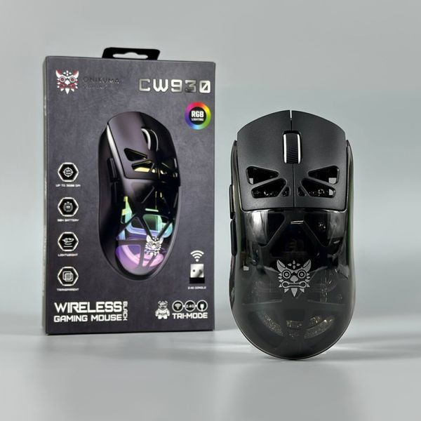 Мишка Games Onikuma CW930 RGB 3 режими (2.4G+дротовий+Bluetooth) (DPI:800-3600) 67582 фото