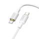 Data Cable Hoco X128 Benefit Type-C to Type-C 60W 1m Білий 67141-1 фото 2