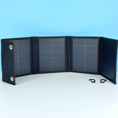 Портативна сонячна панель BSY-10W Mini на 4 секції 1USB (66*15,5 см) 37213 фото