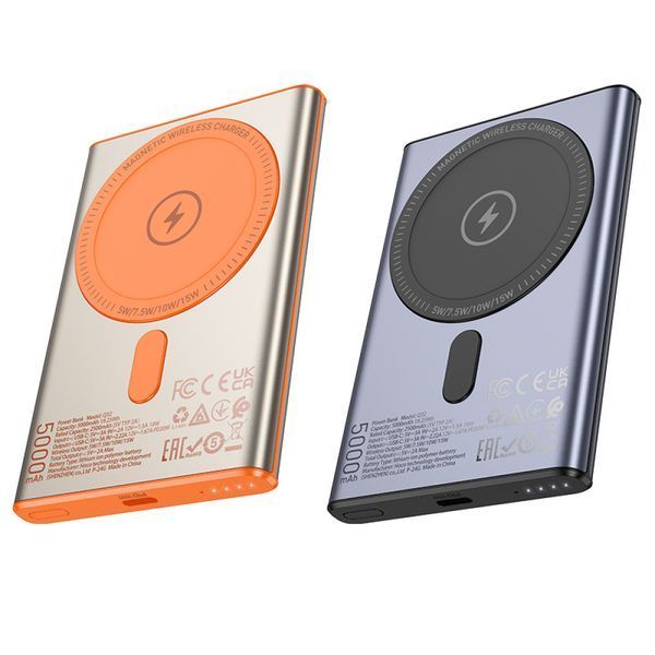 УМБ Power Bank Hoco Q32 Bird 5000mAh PD20W з бездротовою зарядкою (15W) 61637 фото