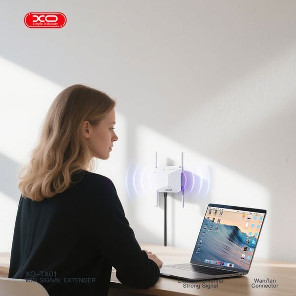 Wi-Fi ретранслятор XO TX01 2in1 підсилювач сигналу (1200M+100M) 58812 фото