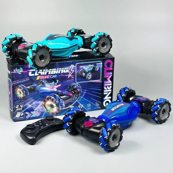 Машинка на пульті радіокерування Stunt Car 108AB Light and Sound (27,5см) Blue 59872 фото