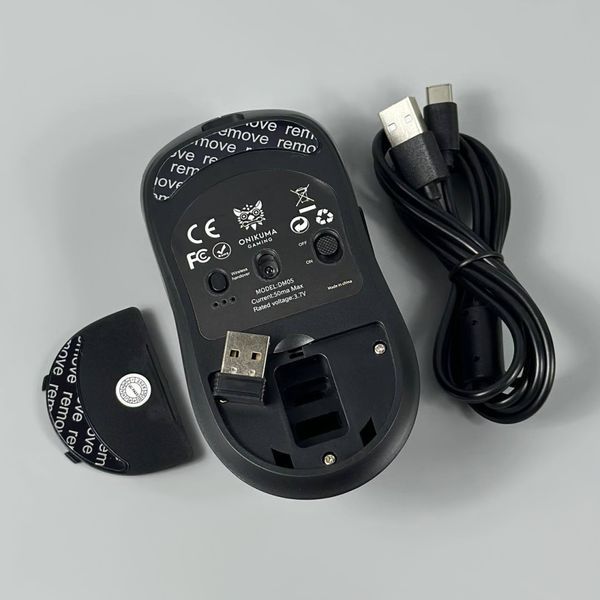 Мишка Games Onikuma DM05 3 режими (2.4G+дротовий+Bluetooth) (DPI:400-3200) 67584 фото