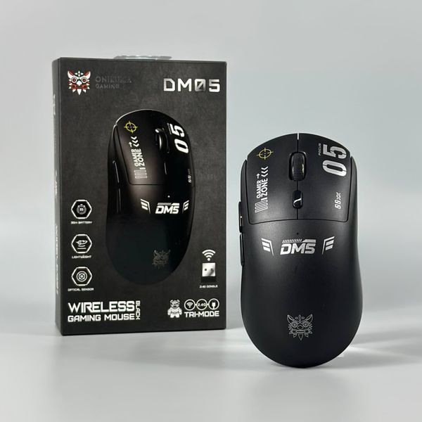 Мишка Games Onikuma DM05 3 режими (2.4G+дротовий+Bluetooth) (DPI:400-3200) 67584 фото