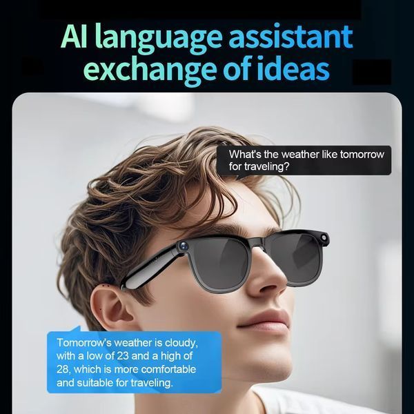 Смарт-очки Smart AI Glasses CY01 2/4Гб с фото и видеосъемкой HD-камера + дополнительные линзы 60287 фото